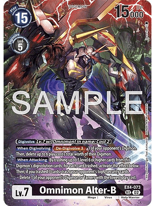 EX4-073 (Alternate Art) Omnimon Alter-B