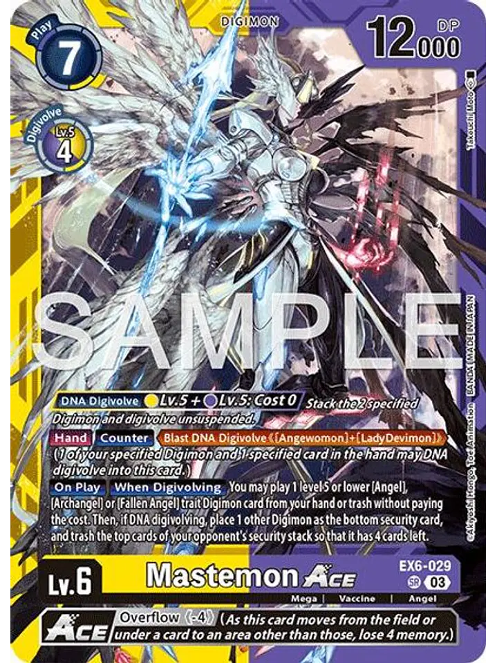 EX6-029 (Alternate Art) Mastemon ACE 1