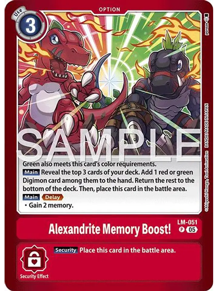 LM-051 (Alternate Art) Alexandrite Memory Boost! 1