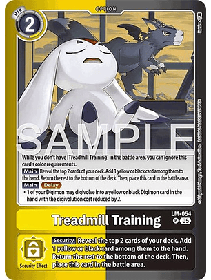 LM-054 (Alternate Art) Treadmill Training