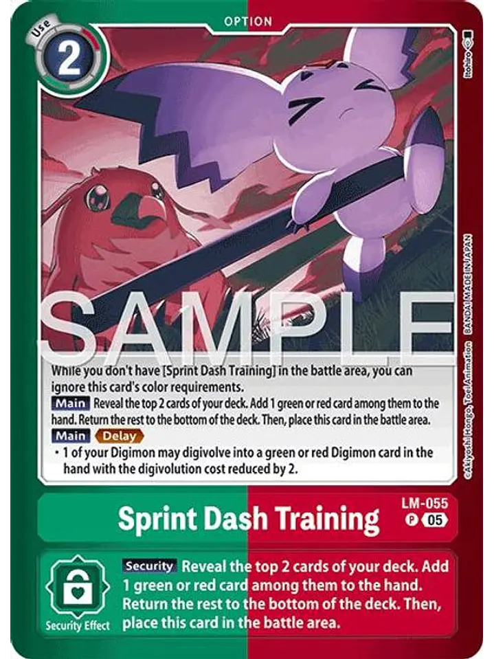 LM-055 (Alternate Art) Sprint Dash Training 1
