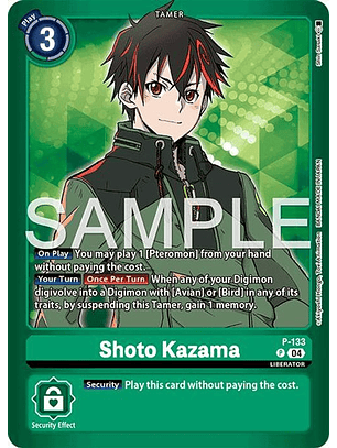 P-133 (Alternate Art) Shoto Kazama