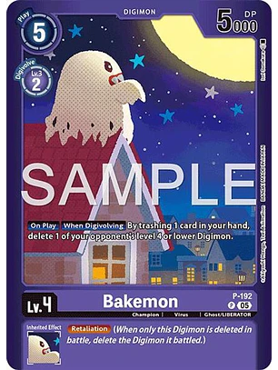 P-192 (Alternate Art) Bakemon