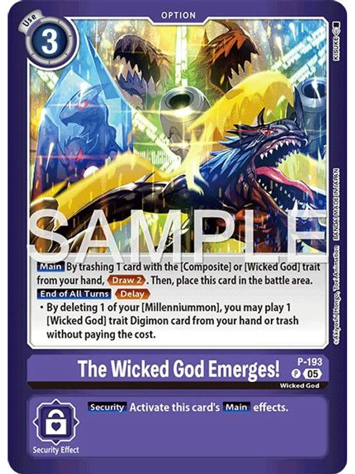 P-193 (Alternate Art) The Wicked God Emerges! 1