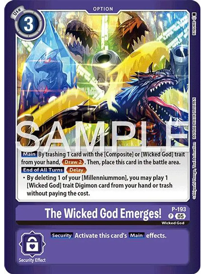 P-193 (Alternate Art) The Wicked God Emerges! 1