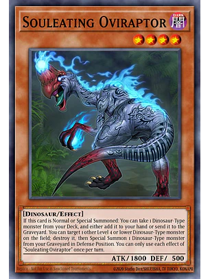 Souleating Oviraptor - RA05-EN011 - Super Rare 1st Edition