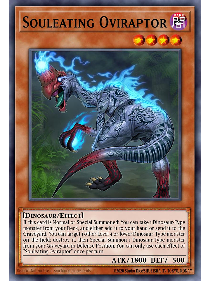 Souleating Oviraptor - RA05-EN011 - Super Rare 1st Edition 1