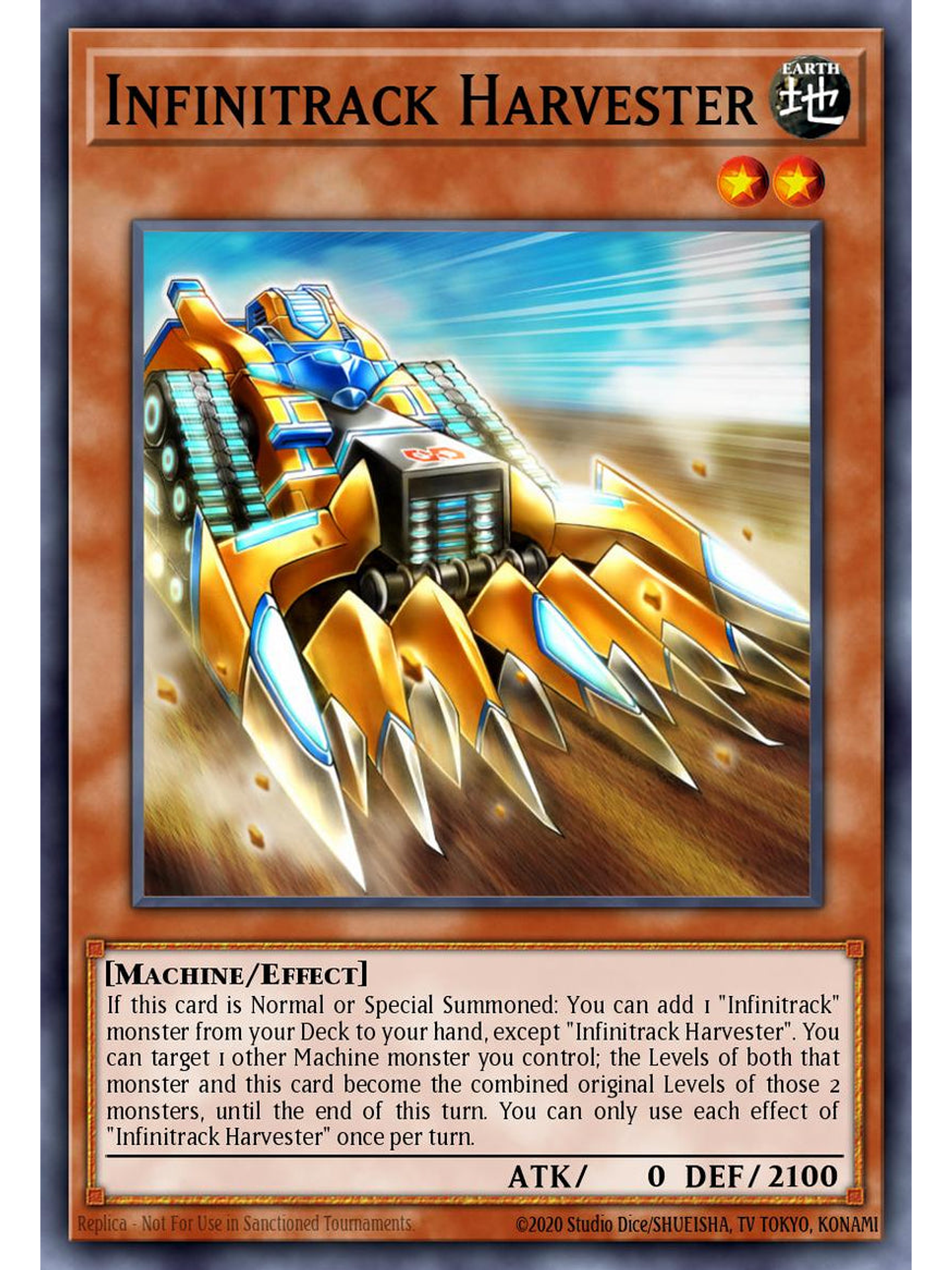 Infinitrack Harvester - RA05-EN014 - Super Rare 1st Edition 1