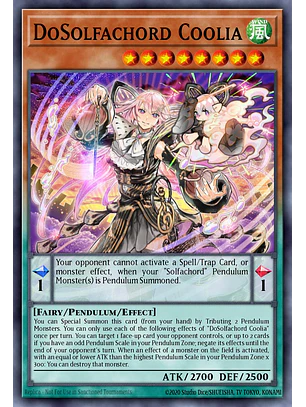 DoSolfachord Coolia - RA05-EN018 - Super Rare 1st Edition