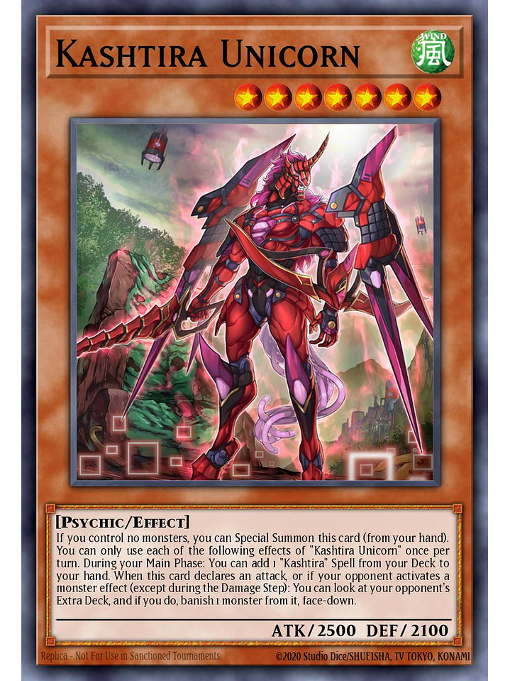 Kashtira Unicorn - RA05-EN025 - Super Rare 1st Edition 1