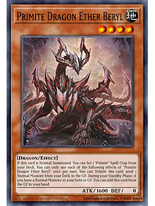 Primite Dragon Ether Beryl - RA05-EN033 - Super Rare 1st Edition