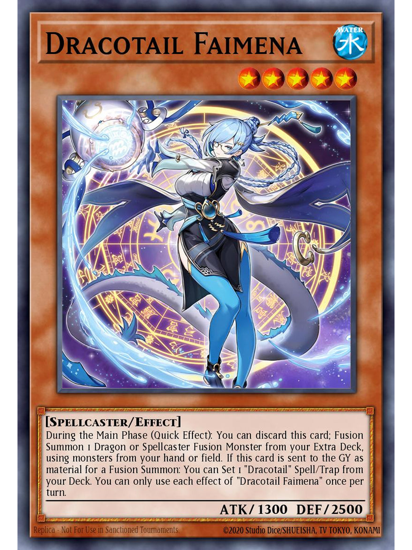 Dracotail Faimena - RA05-EN035 - Super Rare 1st Edition 1