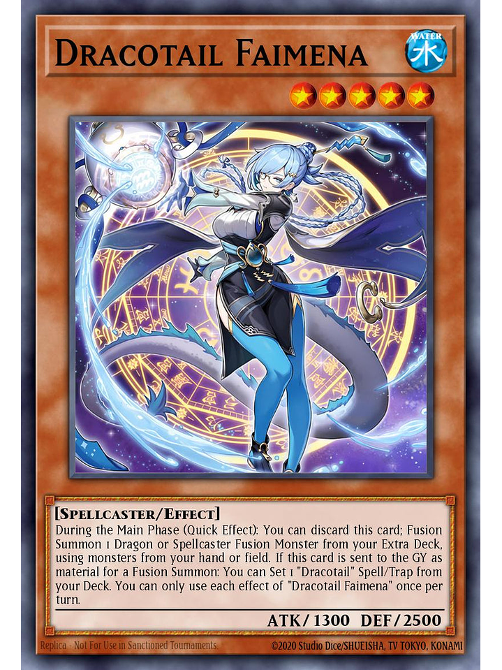 Dracotail Faimena - RA05-EN035 - Super Rare 1st Edition 1