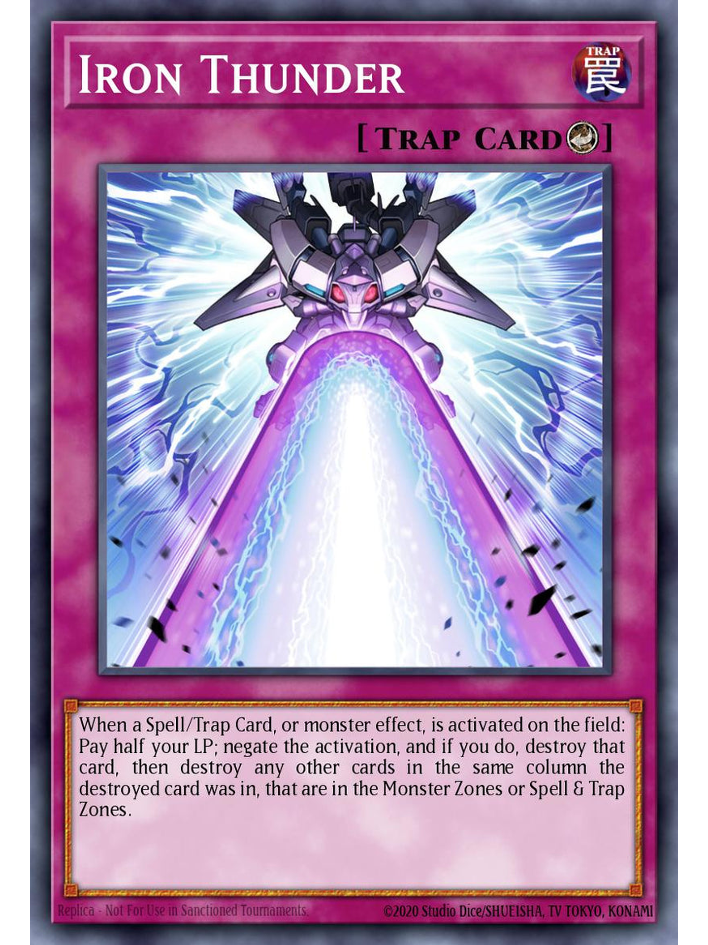 Iron Thunder - RA05-EN079 - Super Rare 1st Edition 1