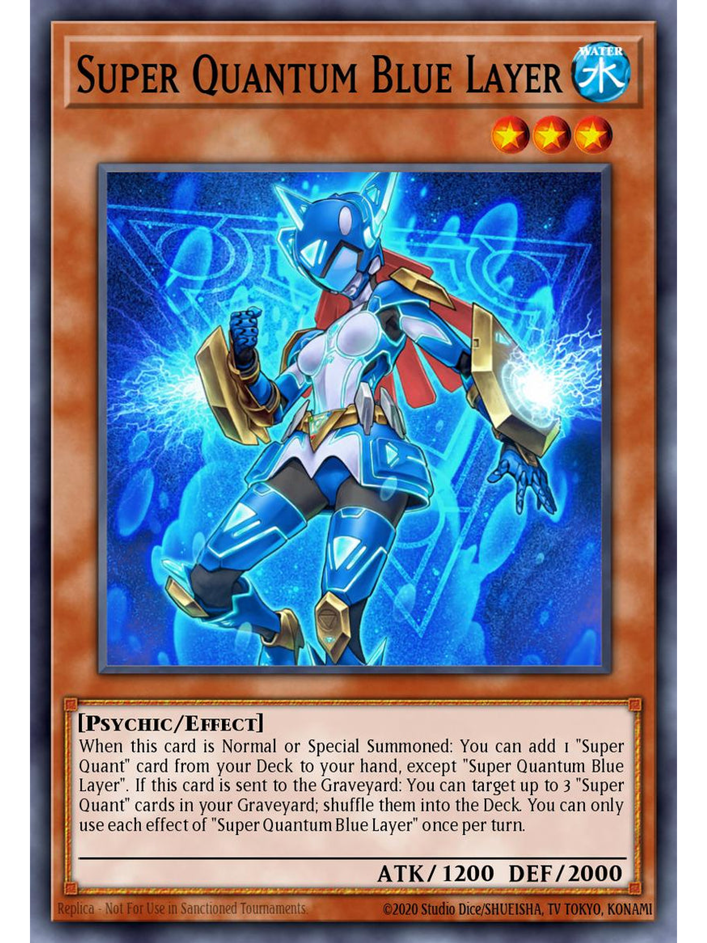 Super Quantum Blue Layer - RA05-EN009 - Ultra Rare 1st Edition 1