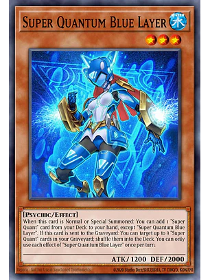 Super Quantum Blue Layer - RA05-EN009 - Ultra Rare 1st Edition