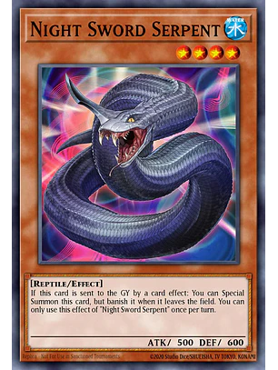 Night Sword Serpent - RA05-EN020 - Ultra Rare 1st Edition