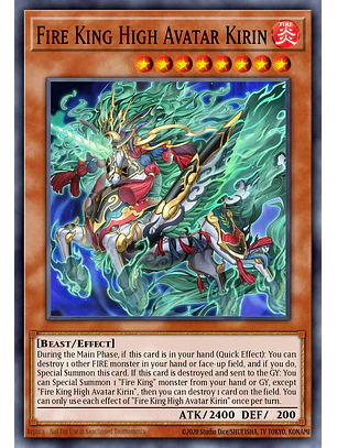 Fire King High Avatar Kirin - RA05-EN032 - Ultra Rare 1st Edition