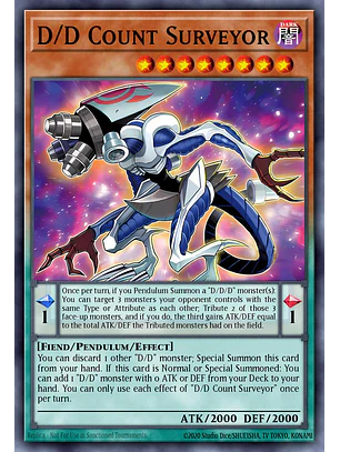 D/D Count Surveyor - RA05-EN034 - Ultra Rare 1st Edition