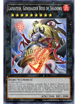 Laevatein, Generaider Boss of Shadows - RA05-EN051 - Ultra Rare 1st Edition
