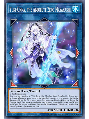 Yuki-Onna, the Absolute Zero Mayakashi - RA05-EN057 - Ultra Rare 1st Edition