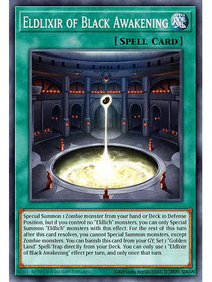 Eldlixir of Black Awakening - RA05-EN065 - Ultra Rare 1st Edition