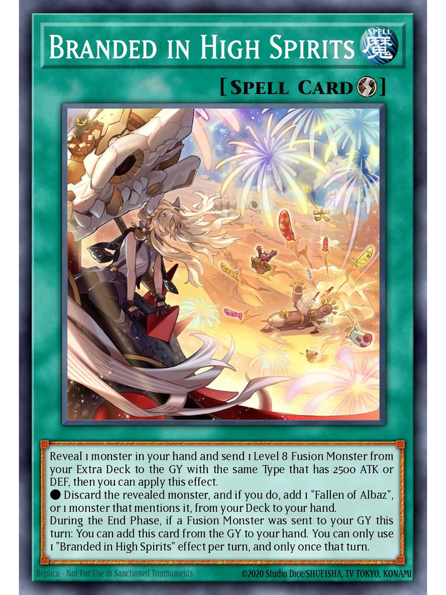 Branded in High Spirits - RA05-EN067 - Ultra Rare 1st Edition 1