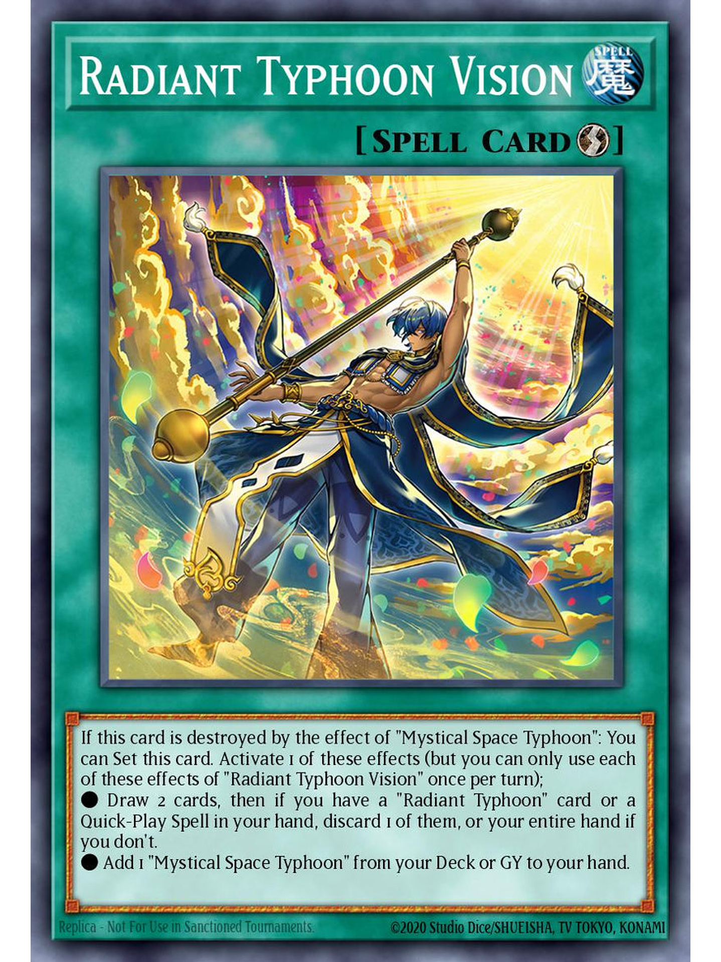 Radiant Typhoon Vision - RA05-EN075 - Ultra Rare 1st Edition 1