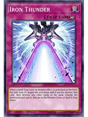 Iron Thunder - RA05-EN079 - Ultra Rare 1st Edition