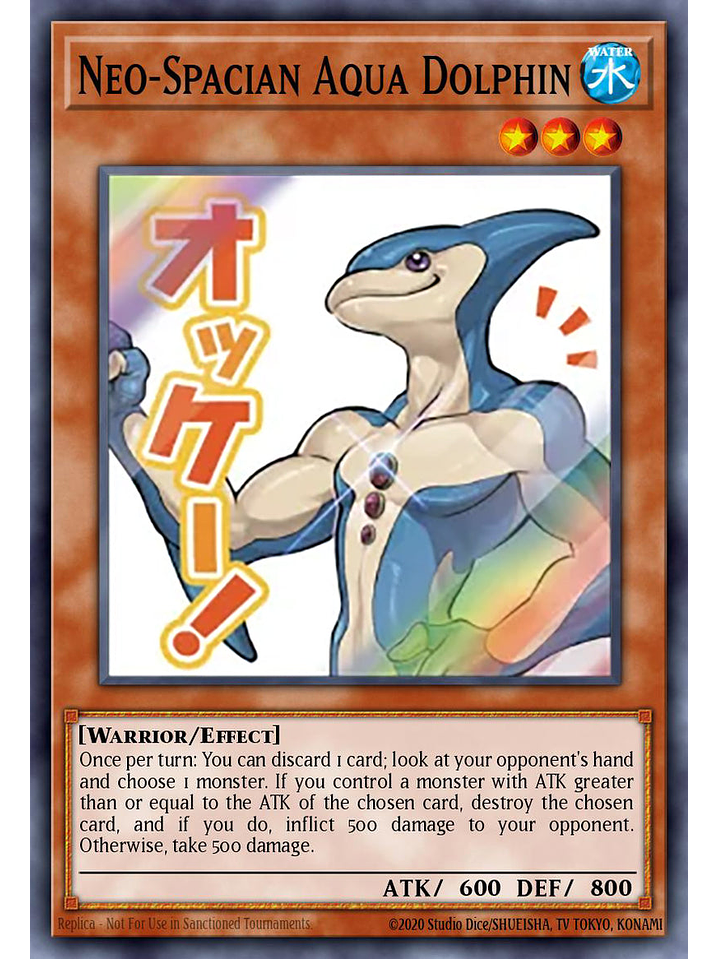 Neo-Spacian Aqua Dolphin - RA05-EN088 - Ultra Rare 1st Edition 1