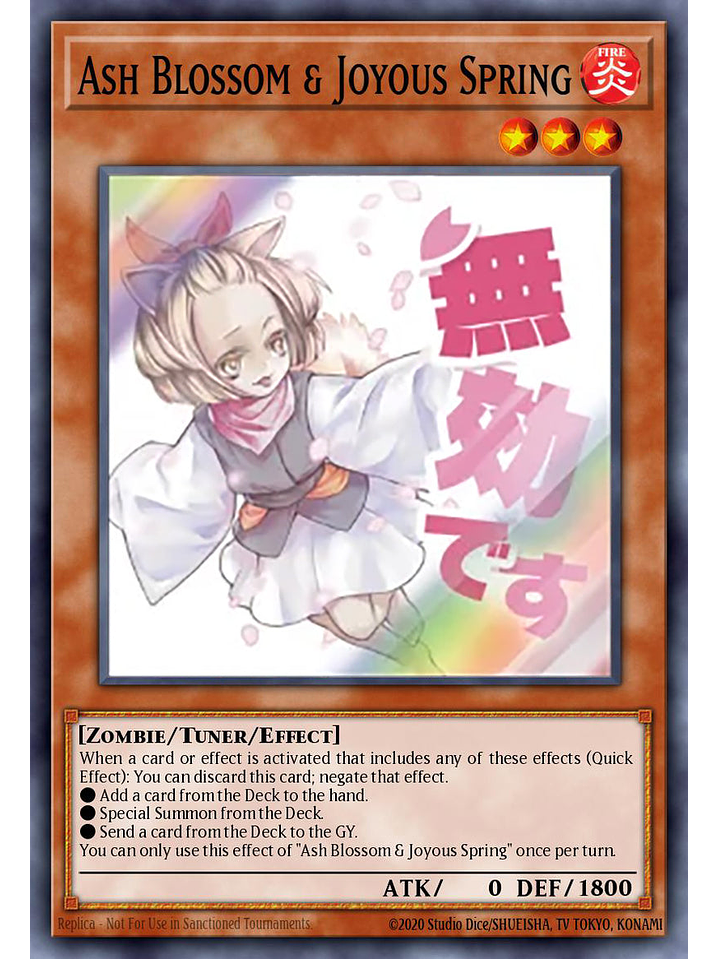 Ash Blossom & Joyous Spring - RA05-EN091 - Ultra Rare 1st Edition 1