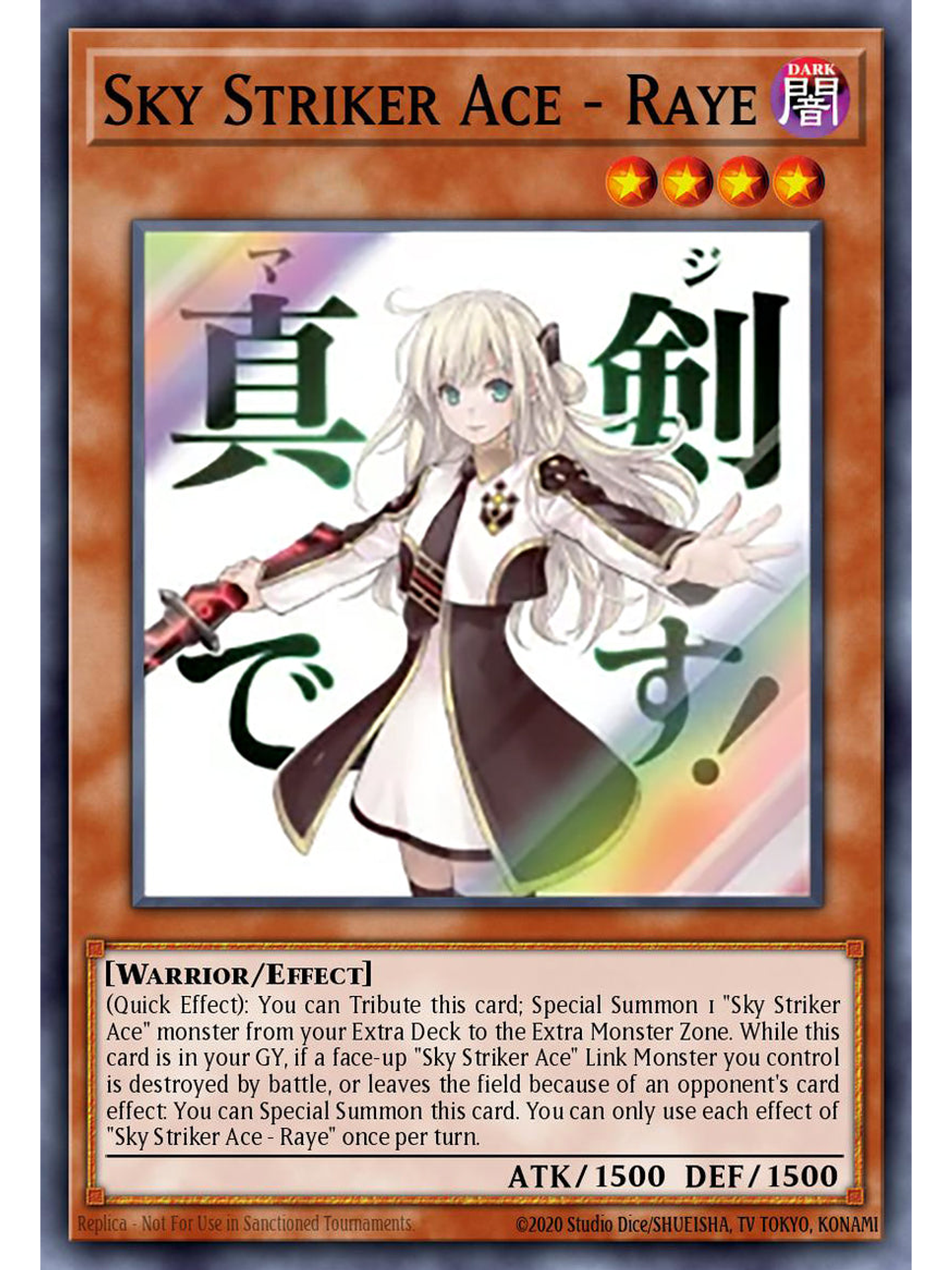 Sky Striker Ace - Raye - RA05-EN093 - Ultra Rare 1st Edition 1