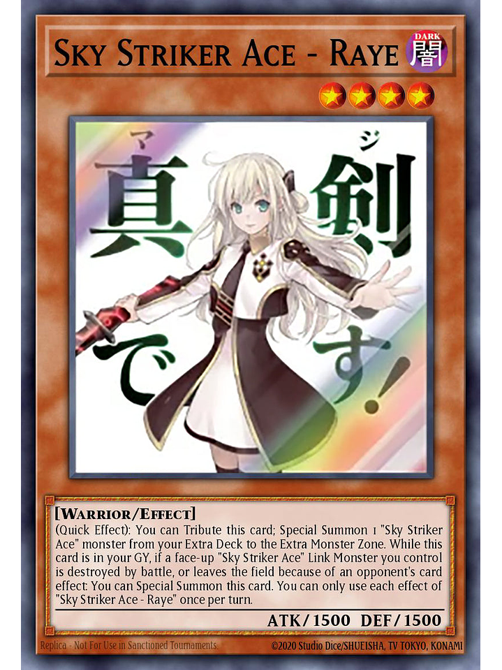 Sky Striker Ace - Raye - RA05-EN093 - Ultra Rare 1st Edition 1