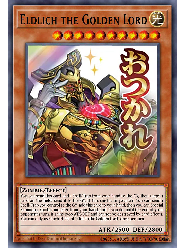 Eldlich the Golden Lord - RA05-EN097 - Ultra Rare 1st Edition 1