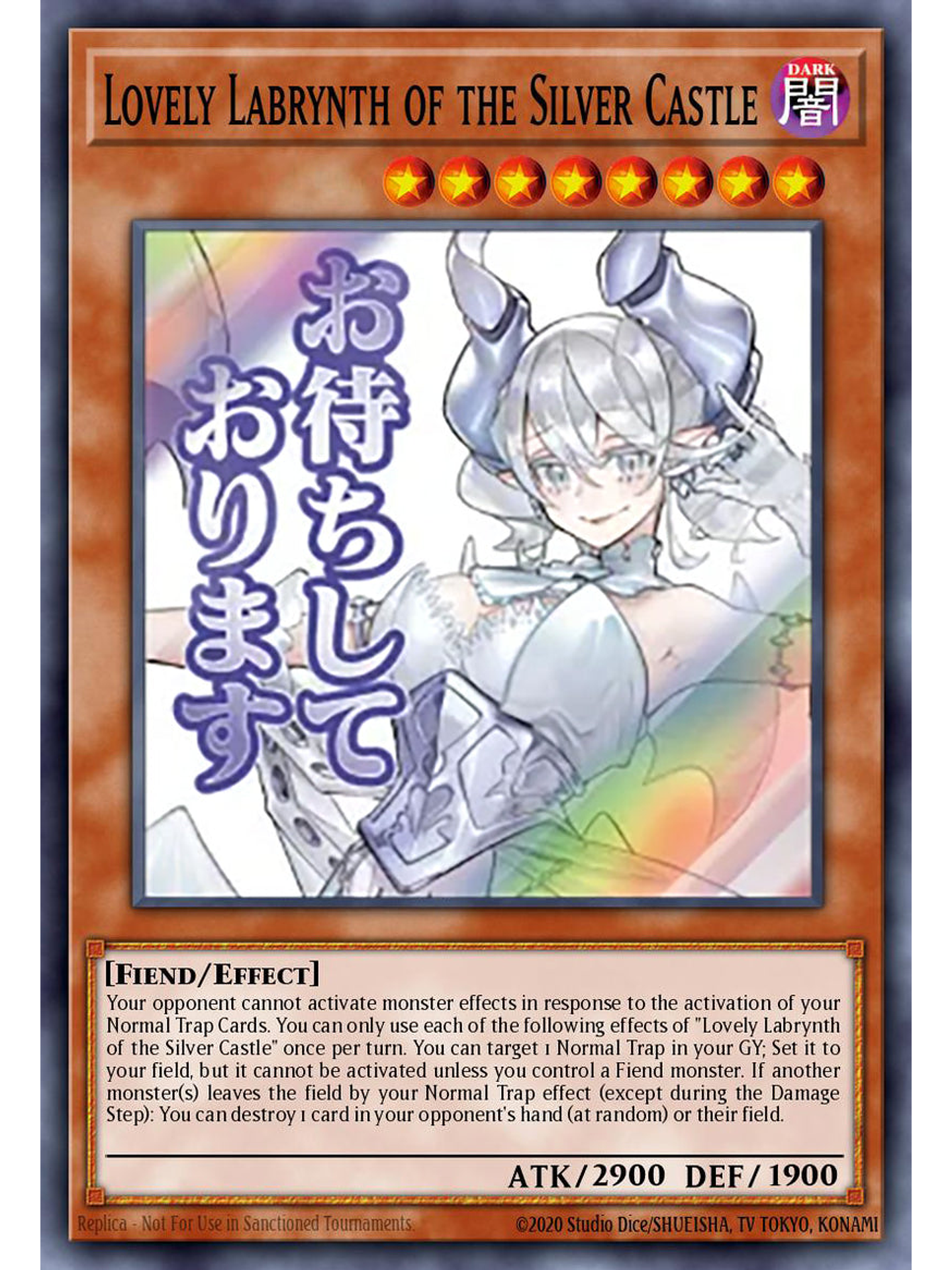 Lovely Labrynth of the Silver Castle - RA05-EN099 - Ultra Rare 1st Edition 1