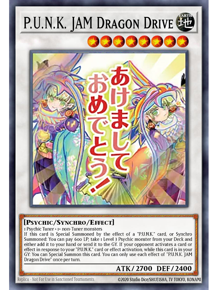 P.U.N.K. JAM Dragon Drive - RA05-EN102 - Ultra Rare 1st Edition 1