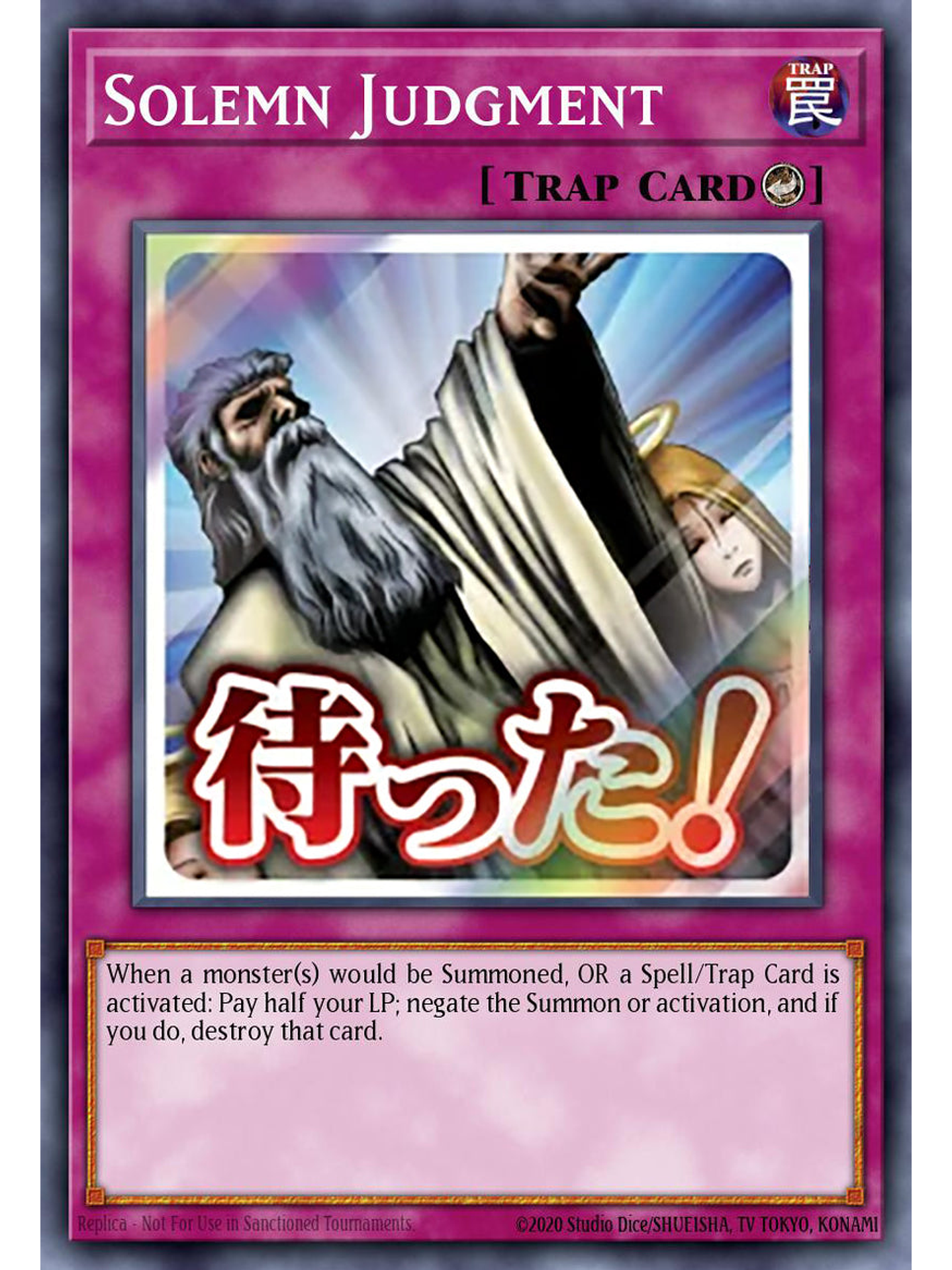 Solemn Judgment - RA05-EN124 - Ultra Rare 1st Edition 1