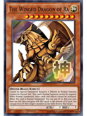 The Winged Dragon of Ra - RA05-EN130 - Ultra Rare 1st Edition
