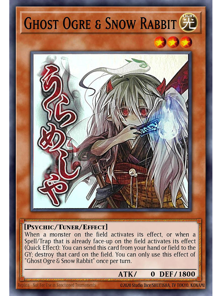 Ghost Ogre & Snow Rabbit - RA05-EN131 - Ultra Rare 1st Edition 1