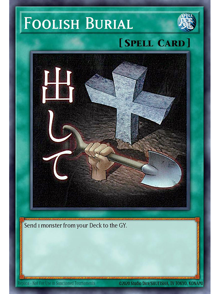 Foolish Burial - RA05-EN138 - Ultra Rare 1st Edition 1