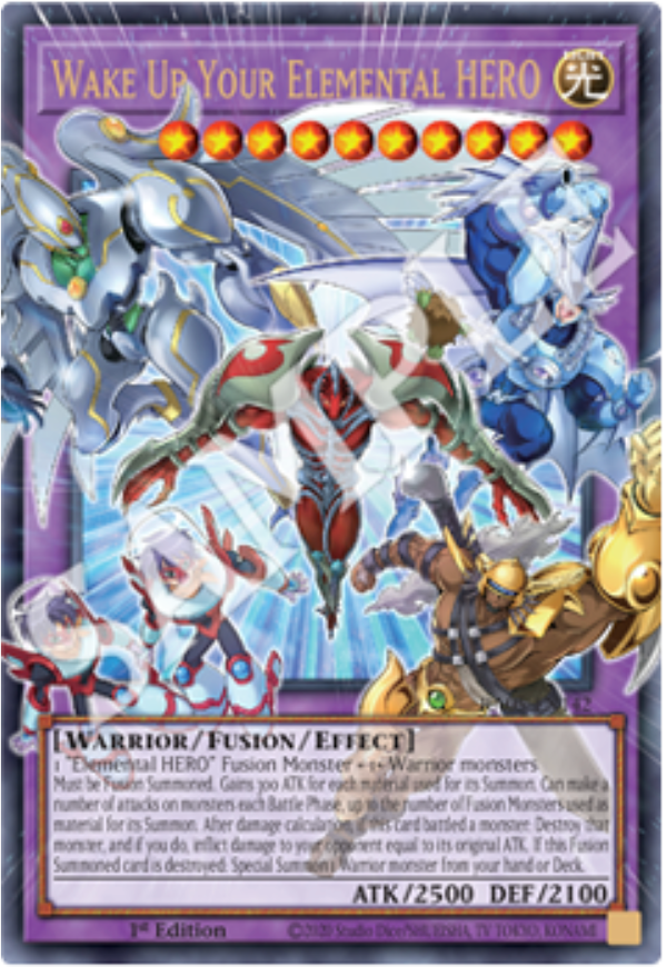 Wake Up Your Elemental HERO (extended art) - RA05-EN142 -