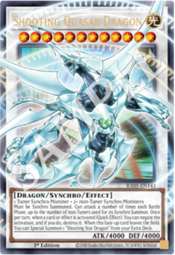 Shooting Quasar Dragon (extended art) - RA05-EN143 - Ultr