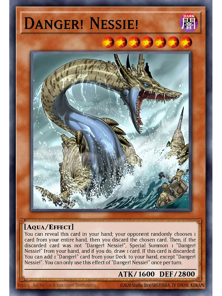 Danger! Nessie! - RA05-EN012 - Secret Rare 1st Edition 1