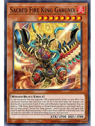 Sacred Fire King Garunix - RA05-EN031 - Secret Rare 1st Edition