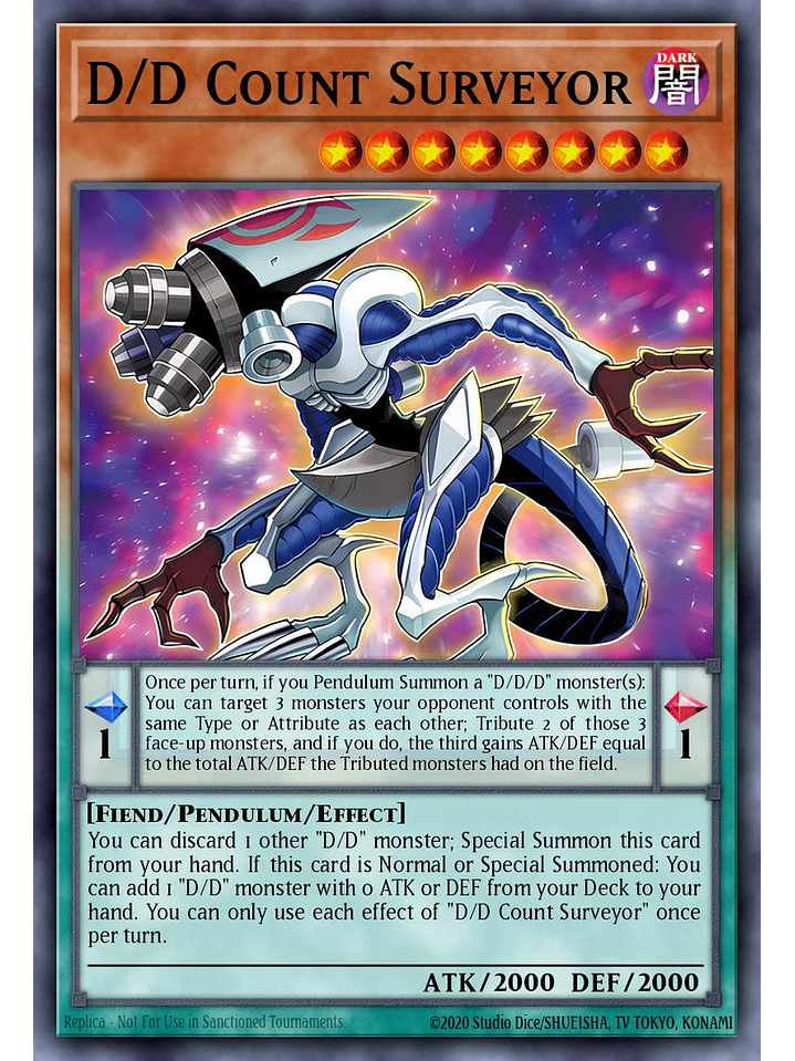 D/D Count Surveyor - RA05-EN034 - Secret Rare 1st Edition 1