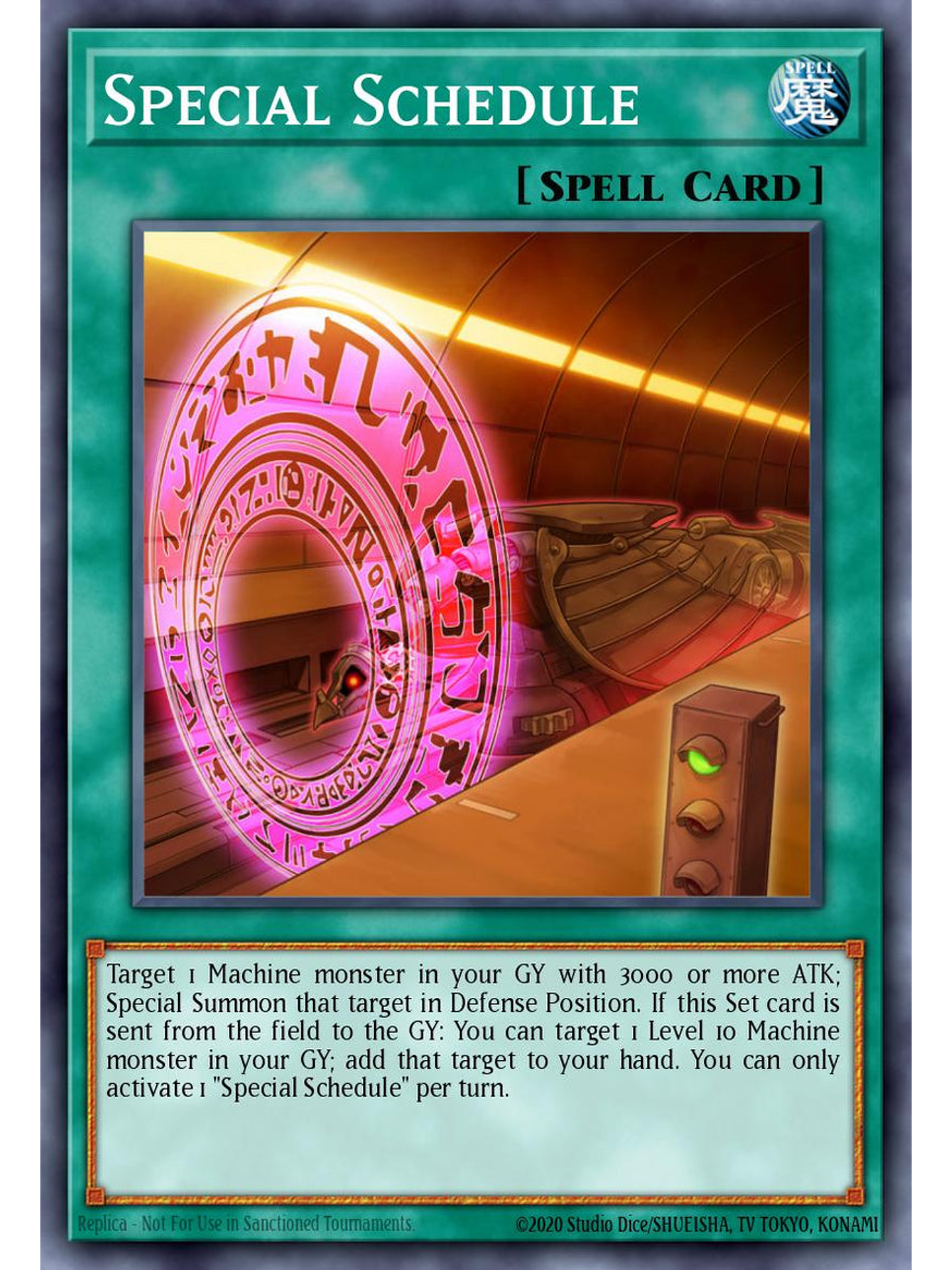 Special Schedule - RA05-EN060 - Secret Rare 1st Edition 1