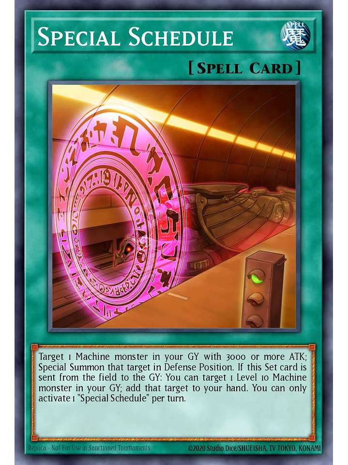 Special Schedule - RA05-EN060 - Secret Rare 1st Edition 1