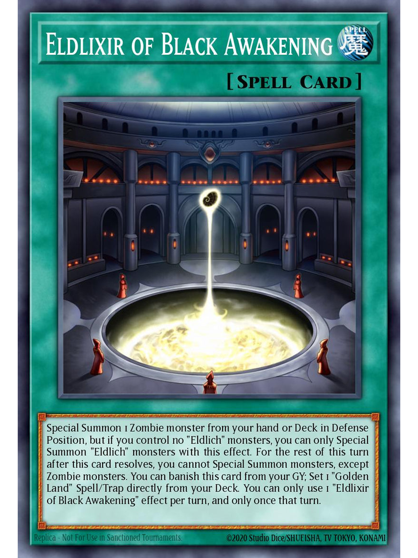 Eldlixir of Black Awakening - RA05-EN065 - Secret Rare 1st Edition 1