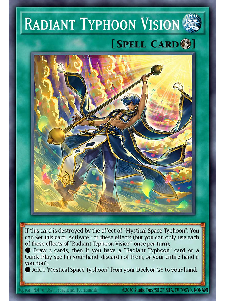 Radiant Typhoon Vision - RA05-EN075 - Secret Rare 1st Edition 1