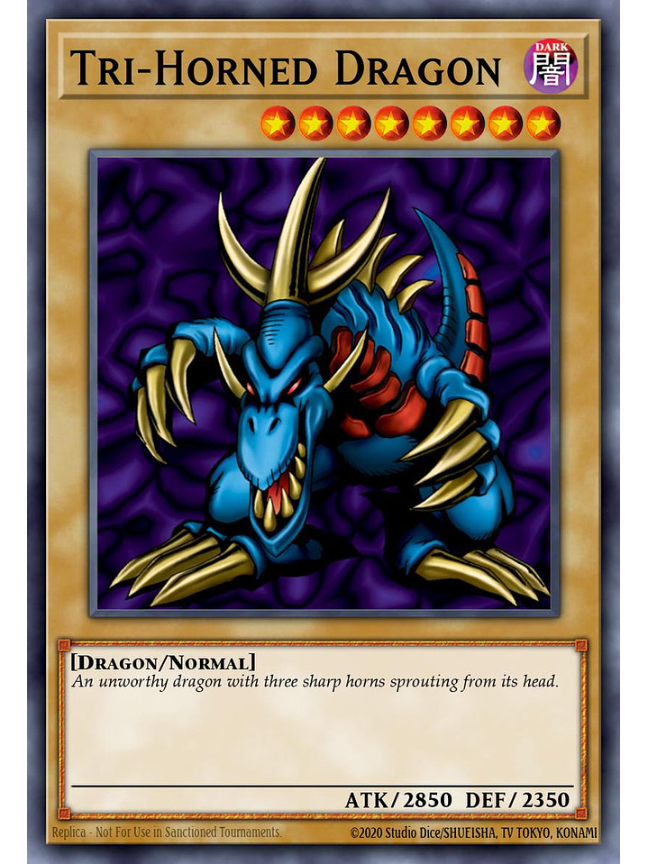Tri-Horned Dragon - RA05-EN001 - Platinum Secret Rare 1st Edition 1